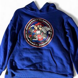 Mario Kart Since 1992 Blue Pullover Hoodie