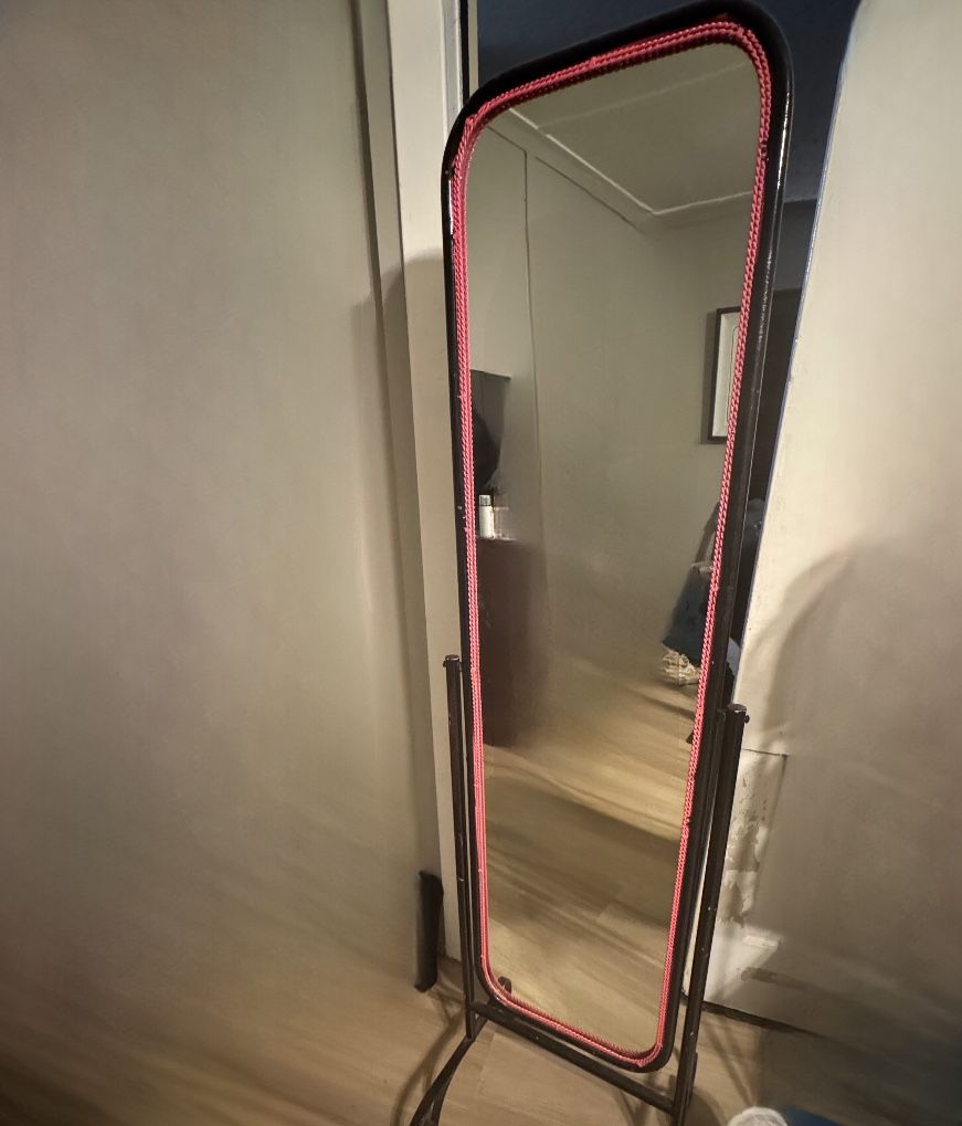 Metal standing Mirror