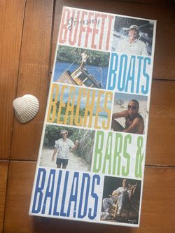 Rare Vintage, Jimmy, Buffett, Cd And Book Set – Boats, Beaches, Bars, And Ballads 