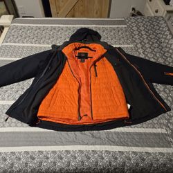 Free Country Men's Size Medium 2 In 1 Jacket