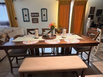 Brown Dining Room Table (Ashley Furniture)