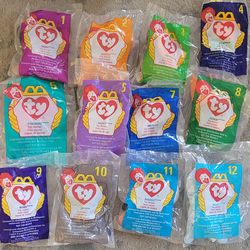 1998 McDonald's Ty Beanie Babies Full Set +3 from 1999