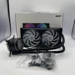 NZXT Kraken Core 240 RGB AIO CPU Liquid Cooler 240mm Radiator AM5 AM4 Black
