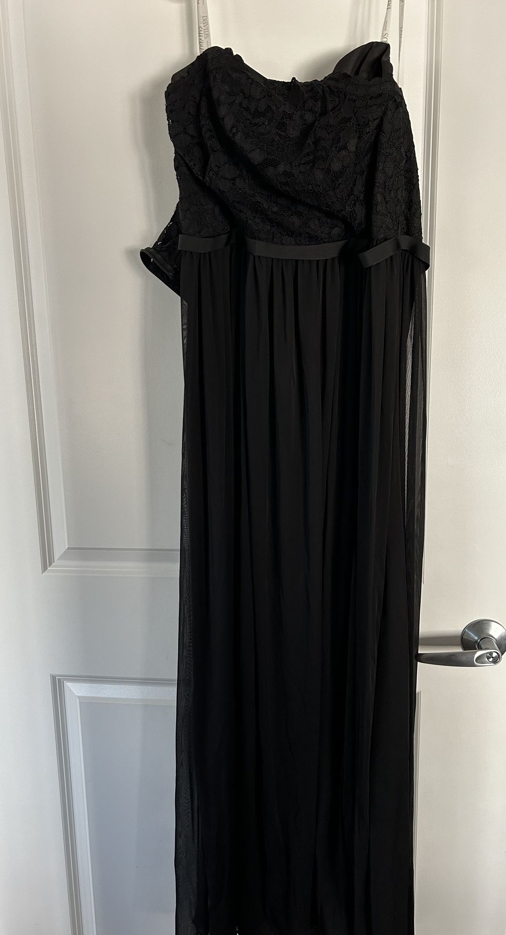 Black Bridesmaid Dress