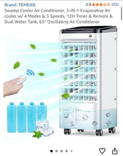 TEMEIKE 3-in-1 Evaporative Air Cooler