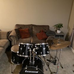 Ludwig CS Combo Complete Drum Set With Zildjian Crash/ Ride and Hihats Cymbals