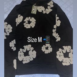 Denium tear hoodie size Medium