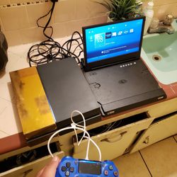 All works 100% 2016 Gold & Black PS4 Playstation 4 500GB $130! With 1 Control the $450! Monitor for $250! Or all for $350! Or trade