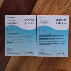Lidocaine Patch 5% - 60 Patches