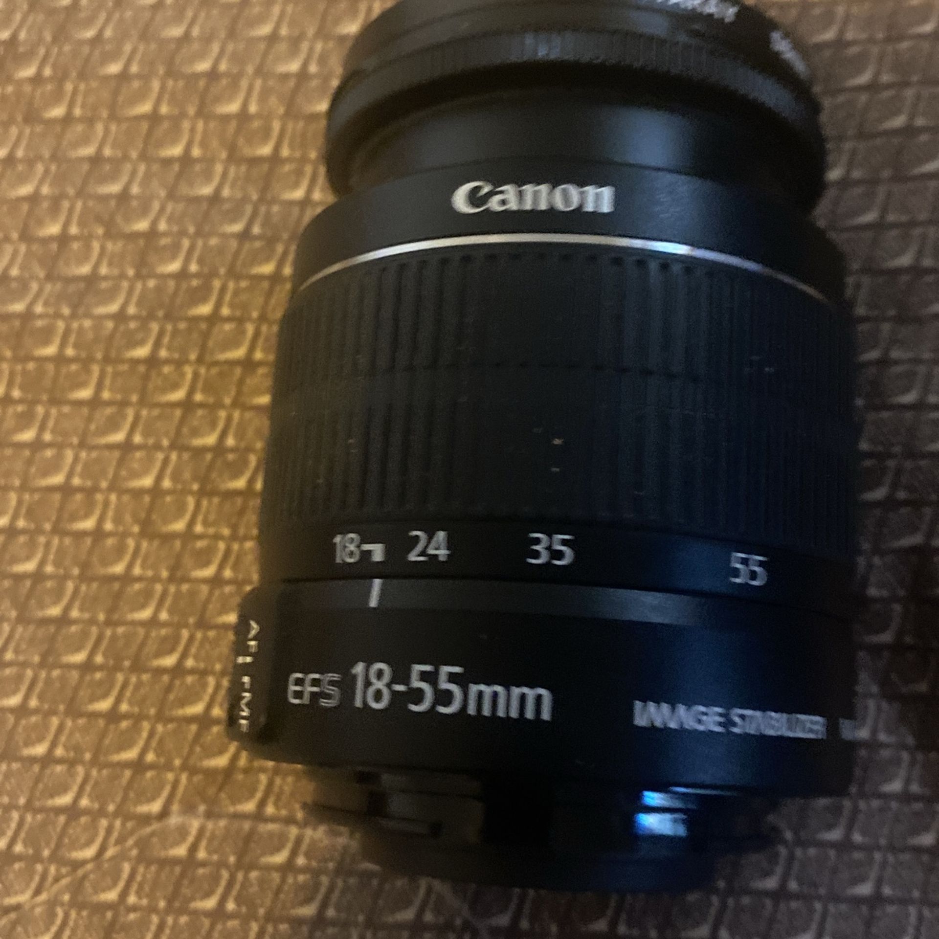 Cannon EFS VV 18-55MM IMAGE STABILIZER  MACRO 0 .25m/0.8ft Lens