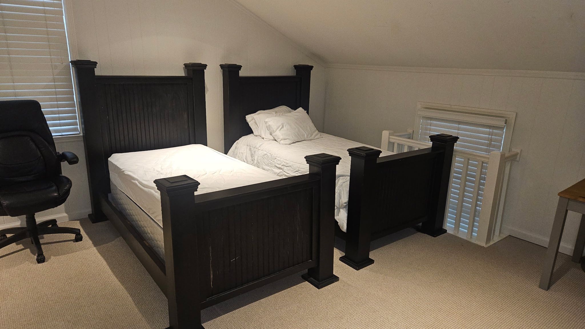One Twin Size Wooden Bed Frame