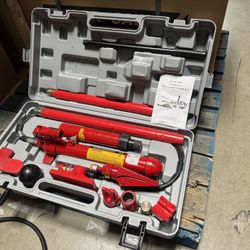 Heavy Duty 10 Ton Porta Power Hydraulic Jack Body Frame Repair Kits Auto Shop Tool Lift for Ram for Loadhandler Truck Bed Unloader Farm/Hydraulic Equi