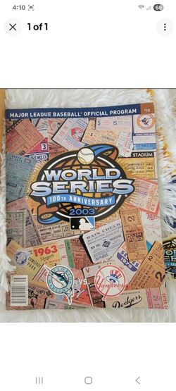 MLB Official World Series Program 100th Anniversary Edition 2003