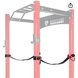 Signature Fitness SF-3 1,500 Weight Capacity 3” x 3” Power Cage Squat Rack Safety Straps Only