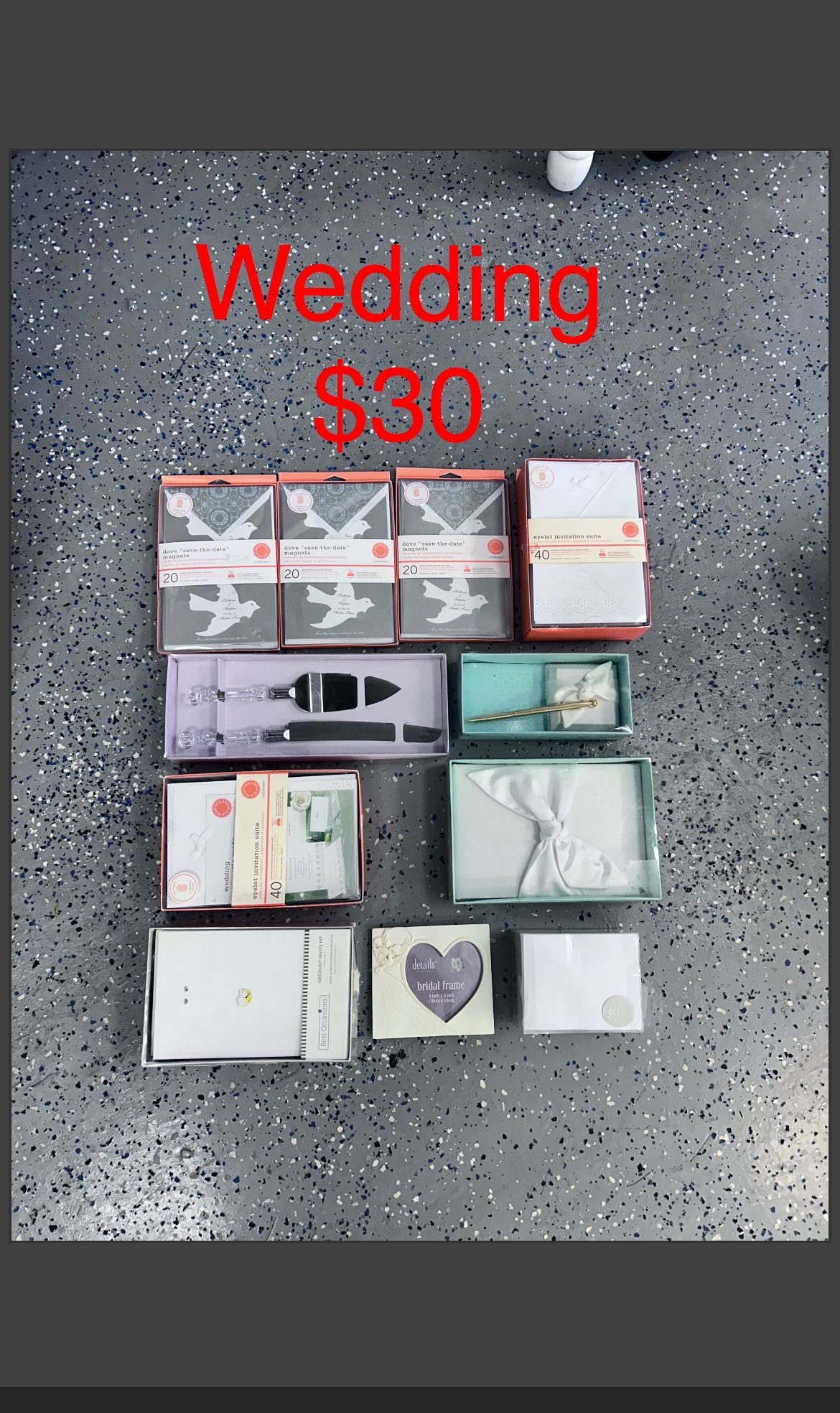 Wedding bundle $30