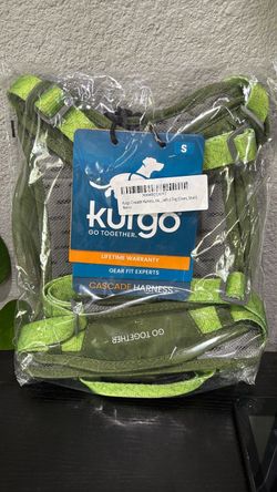 Kurgo Cascade Dog Harness Green Small