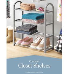 4-Tier Closet Shelves
