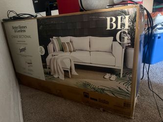 Cream Sectional Chaise