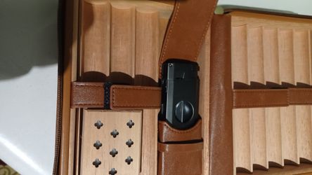 Cigar soft leather case