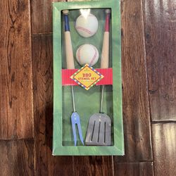 Hallmark BBQ Utensil Set with Salt And Pepper Shakers