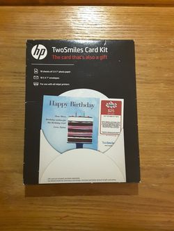 FREE-Two-Smiles Birthday / Holiday Card Kit