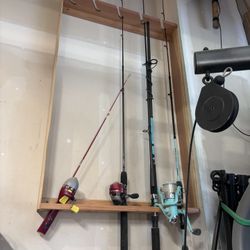 Fishing Pole Rack