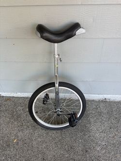 20” Chrome Unicycle – Adjustable Seat