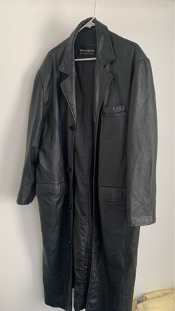 Wilson leather jacket men’s long XL in great shape