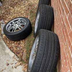 22” Chrome Rims With Tires 
