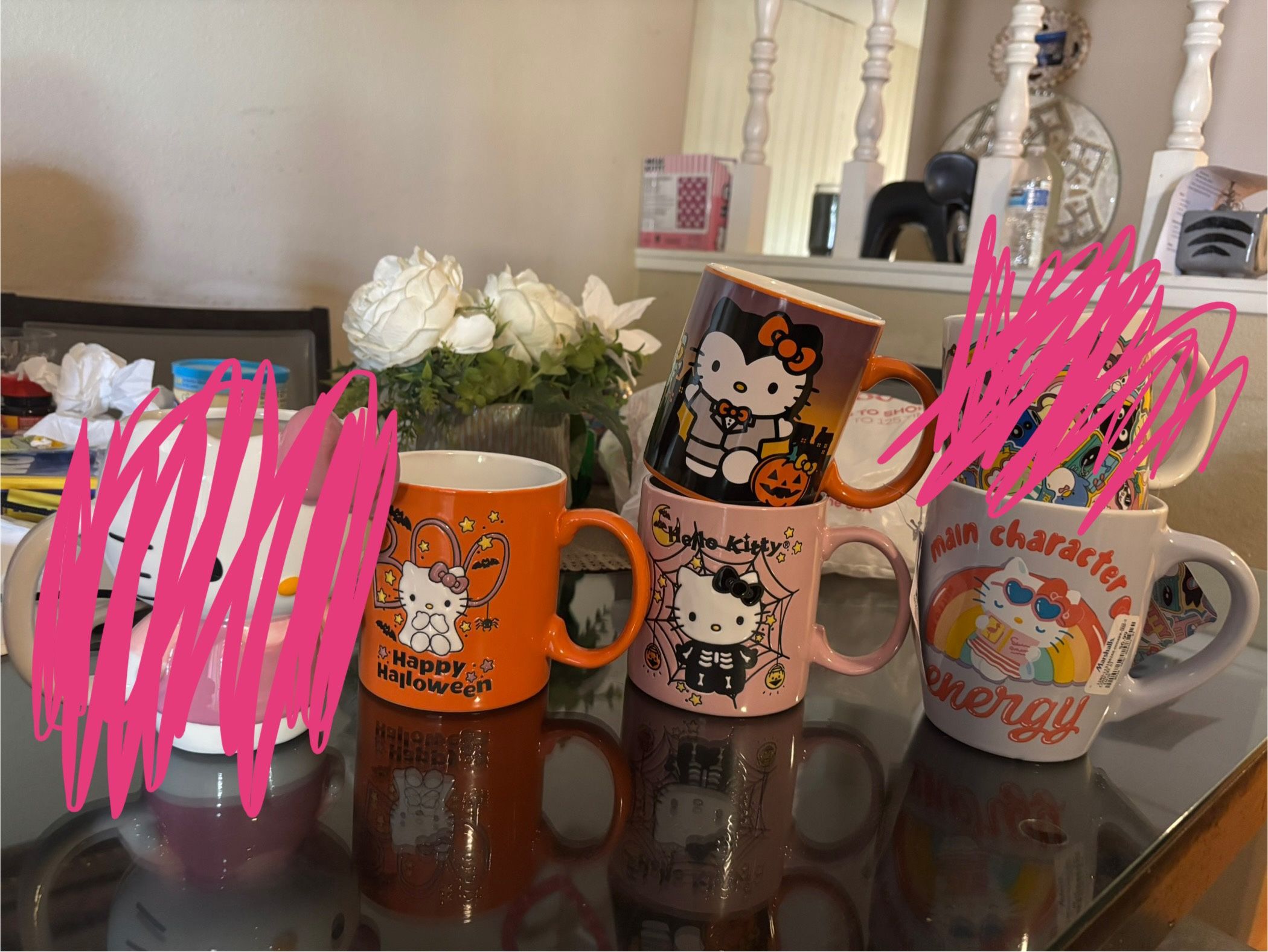 hello kitty cups