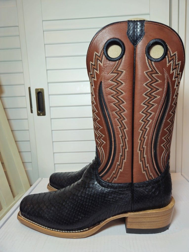 Ariat Futurity Python Tall Western Boot Square Toe 10058164 Men Size 10.5