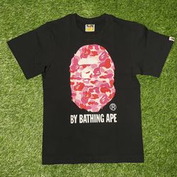 Bape ABC Camo by Bathing Ape Tee Black/Pink