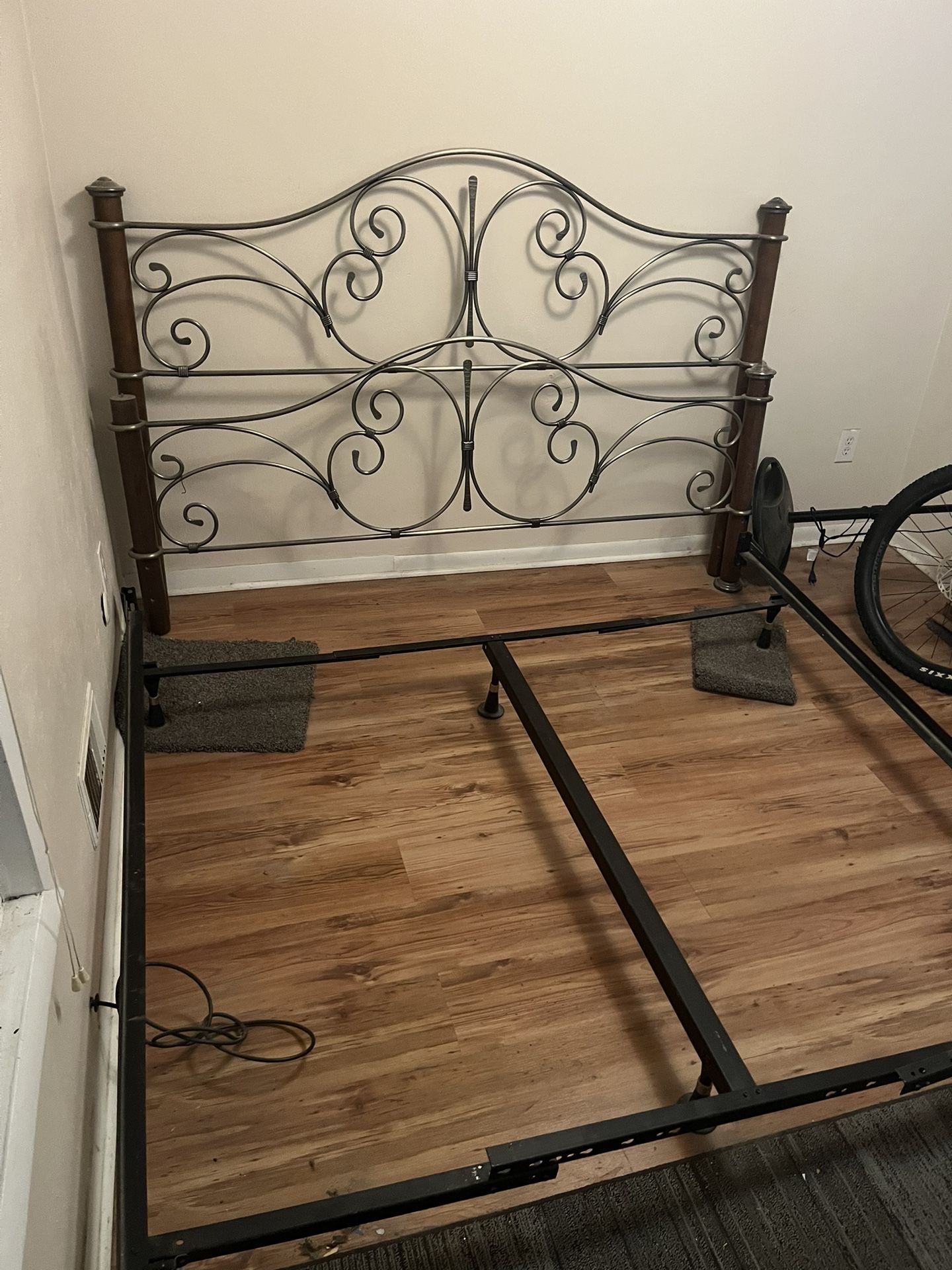 King Size Bed Frame Wrought Iron