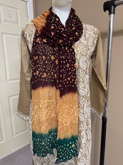 Chiffon Chunri stole/scarves