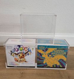 For Sale:
Brand New Acrylic Case for Pokemon Elite Trainer Box ETB Trading Card Game TCG. Great Quality, magnetic closure