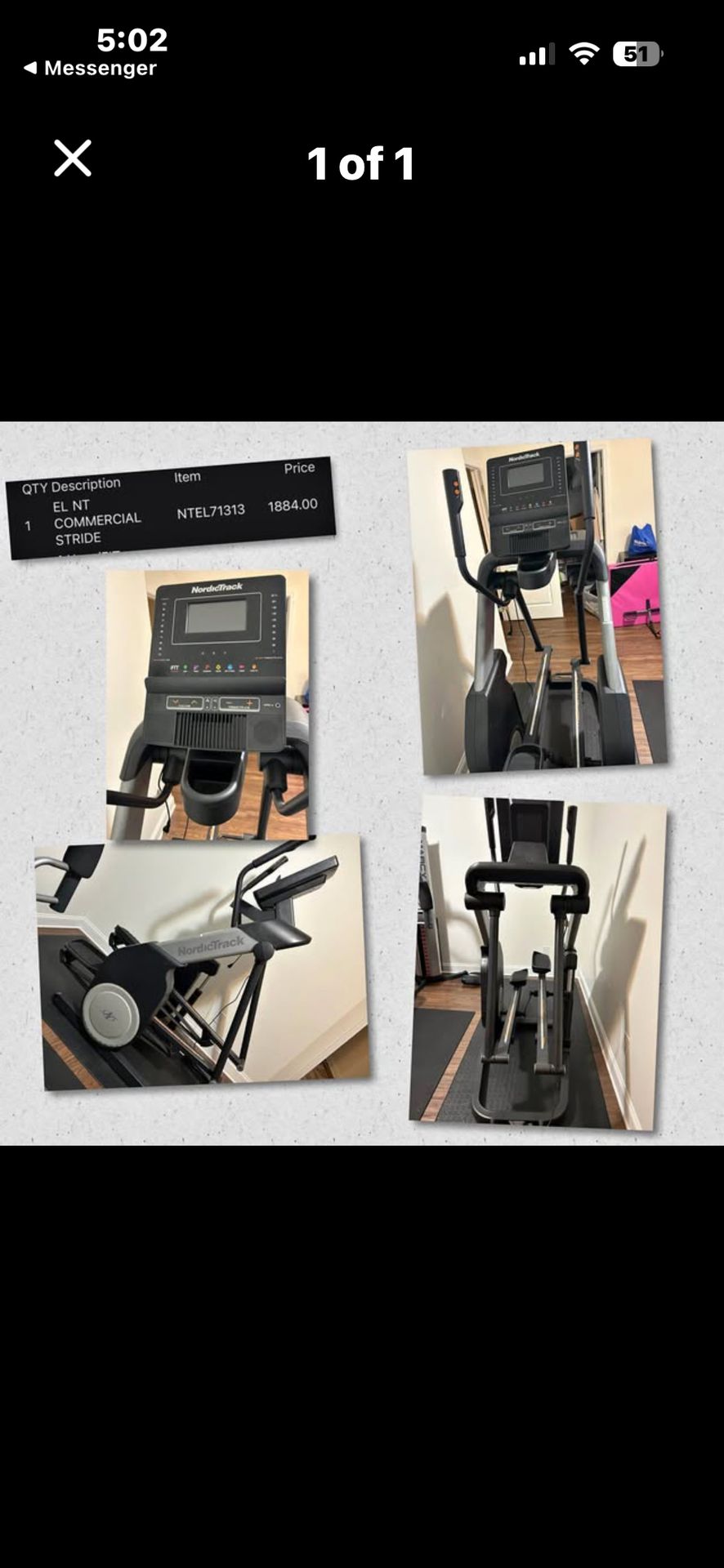 Nordic track free stride trainer FS7I