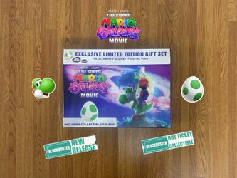 The Super Mario Galaxy Movie (Walmart Exclusive) Limited Edition Gift Set [4K UHD Blu-ray + Blu-ray + Collectible Tin Egg]