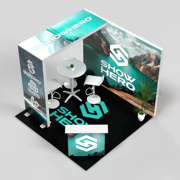 🔥 10x10 Backlit Trade Show Booth – Tool-Free Setup + Lifetime Warranty 🔥