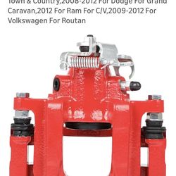 Rear Right Brake Caliper Assembly w/Bracket 18B5080 2008-2012 For Chrysler For Town & Country, 2008-2012 For Dodge