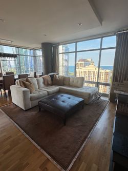 Couch and Ottoman