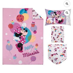 Minnie Mouse Toddler Bed Set