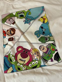 Adidas x Disney Pixar Manga Toy Story Incredibles T Shirt Men’s Size X-Large