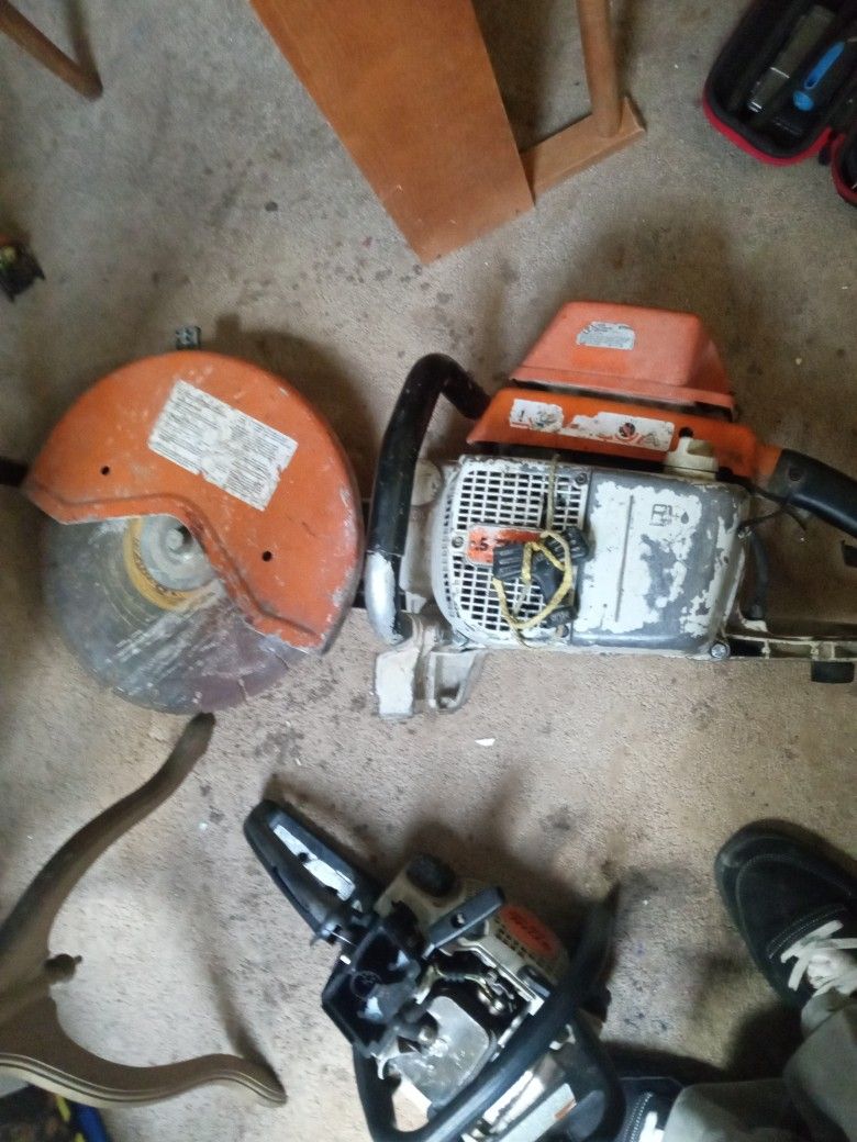 Stihl Demo saw cutoff saw