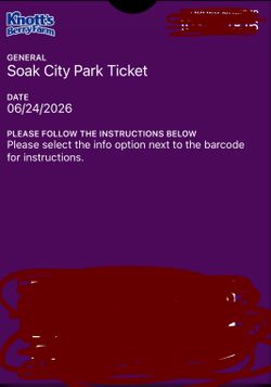 I will give you the hole screen shot once bought and it is one person ticket