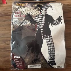 Evil Jester Child (small 6-8) 