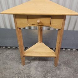Wooden Corner Table 