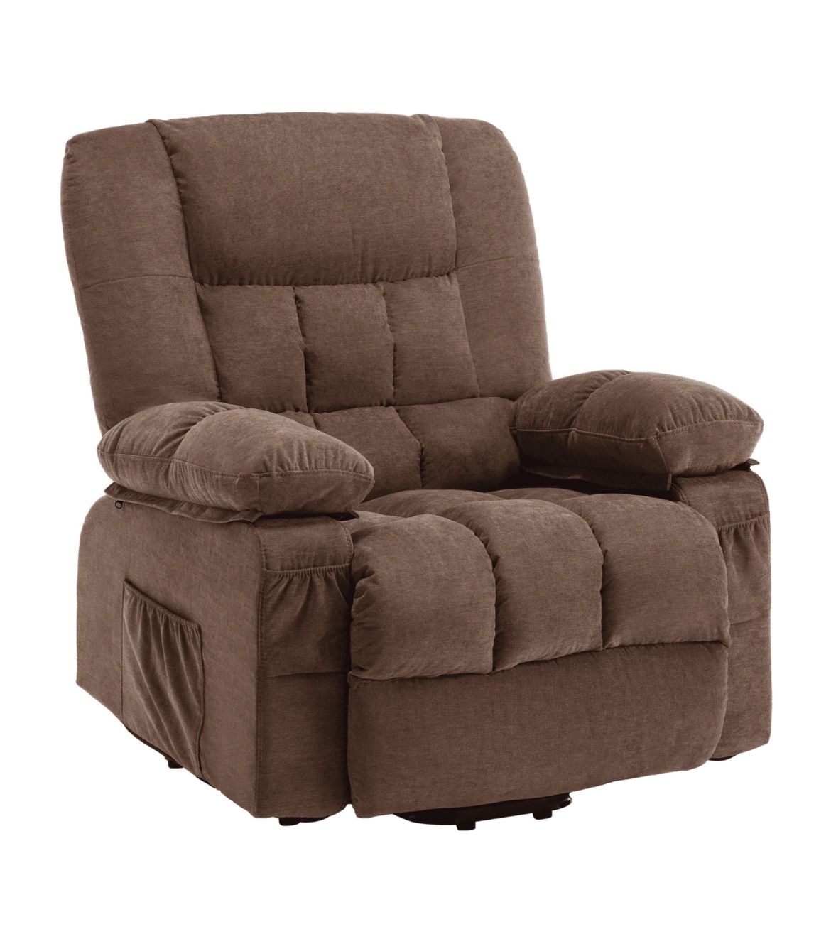 Recliner Lift Chair Fabric - Brown