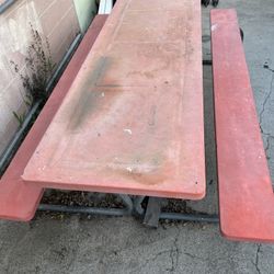 Free Fiberglass Picnic Table