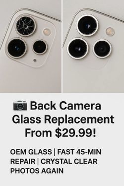 Back Camera Glass Fix – Clear Photos Again!