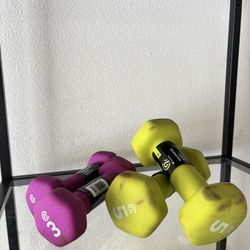 3 lb & 5 lb Dumbbell Set (2 Pairs)